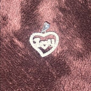 “ I love you “ charm for a necklace